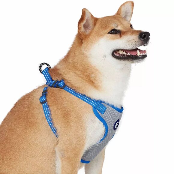 NEW Better Basics No Pull Reflective Dog Harness Vest Blue Large - Picture 1 of 6